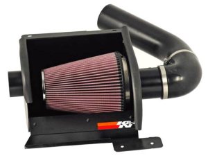 Ford E350 Econoline Performance Air Intake - K&N Engineering - High Flow - Black - `97-`08